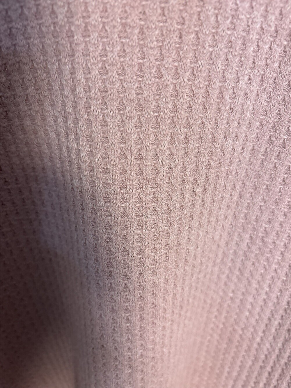NWOT Free People Santa Clara Thermal Top size Medium Oversized Mauve - Picture 8 of 12